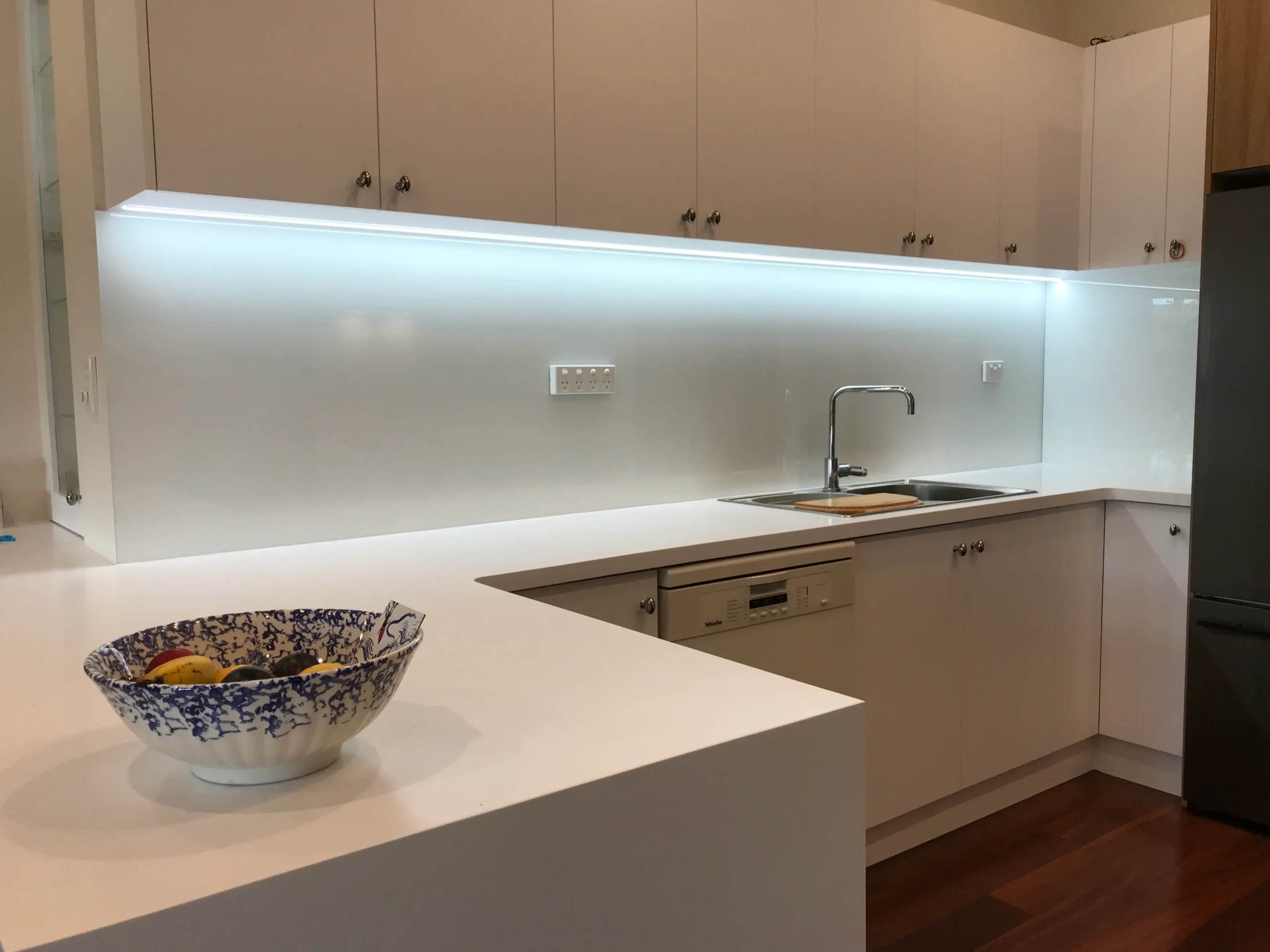 White Glass Splashbacks